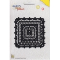 Nellie's - Multi Frame Dies - Square Lilly 