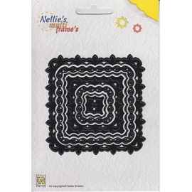 Nellie's - Multi Frame Dies - Square Lilly 