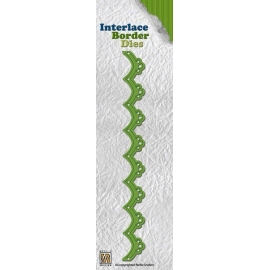Nellie's - Interlace Border Dies - Flower 