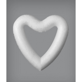 Polystyrene Hollow Heart - 90mm