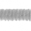 Chenille Sticks - Grey, Size: 8,0mm - 50cm, 10pieces. 