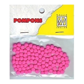 Pom Poms 3mm - White 