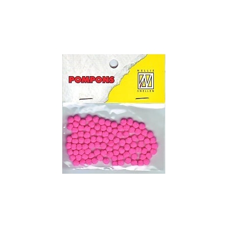 Pom Poms 3mm - White 