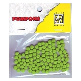 Pom Poms 3mm - Lime