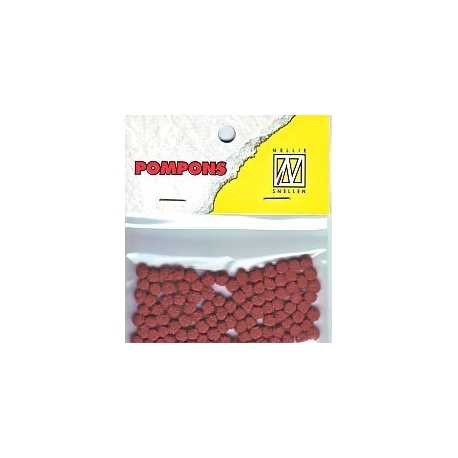 Pom Poms 3mm - Rust