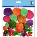 Glitter Pom Poms - Different Colours & Sizes