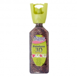DIAMS 3D - GLITTER - GRAIN DE CAFE
