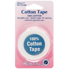 Hemline - Cotton Tape - 25mm