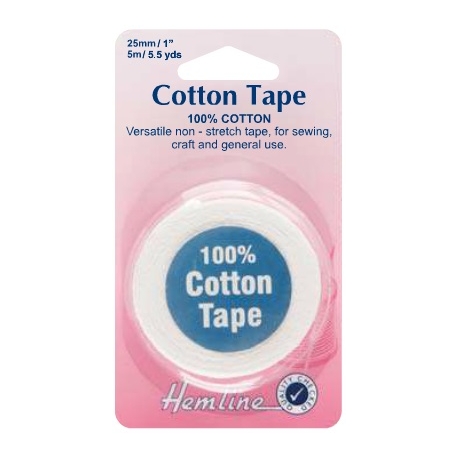 Hemline - Cotton Tape - 25mm