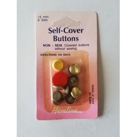 Hemline - Self Cover Buttons - 13mm