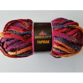 Himalaya Yaprak - Knitting Yarn - Orange/Wyne/Navy Blue