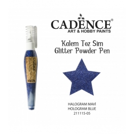 GLITTER POWDER PEN 10GRM - HOLOGRAM BLUE