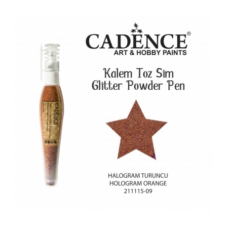 GLITTER POWDER PEN 10GRM - HOLOGRAM BLACK