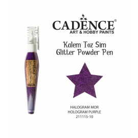 GLITTER POWDER PEN 10GRM - HOLOGRAM PURPLE