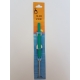 CROCHET HOOK WITH PLASTIC HANDLE 0.6MM X 14CM