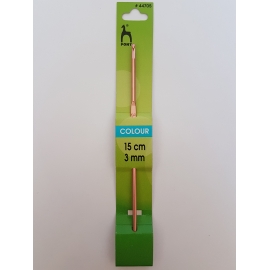 CROCHET HOOK WITH PLASTIC HANDLE 0.6MM X 14CM