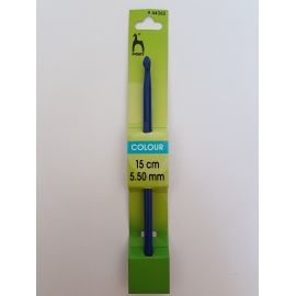 PLASTIC CROCHET HOOK 5.5MM X 15CM