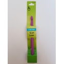 CROCHET HOOK WITH PLASTIC HANDLE 0.6MM X 14CM