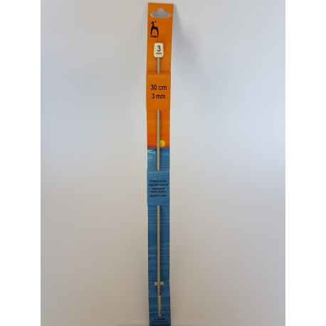 CROCHET HOOK WITH PLASTIC HANDLE 0.6MM X 14CM