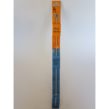 CROCHET HOOK WITH PLASTIC HANDLE 0.6MM X 14CM