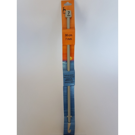 PLASTIC TUNISIAN HOOK 7MM X 30CM