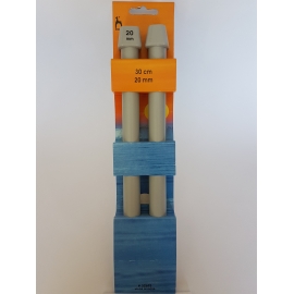 ALUMINIUM KNITTING NEEDLE - 2MM X 25CM