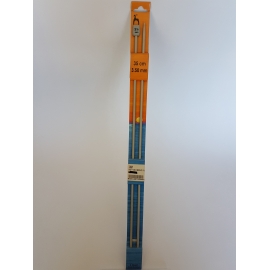 ALUMINIUM KNITTING NEEDLE - 2MM X 25CM