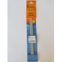 ALUMINIUM DOUBLE ENDED KNITTING NEEDLES - 2.5MM X 20CM