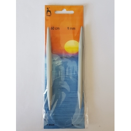 PLASTIC CIRCULAR KNITTING NEEDLE - 9MM X 60CM