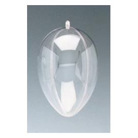 PERSPEX CLEAR EGG - 60MM
