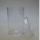 CLEAR PERSPEX CYLINDER W/ LID  - 70MM