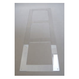 CLEAR PERSPEX DELTA FRAME - 1430MM