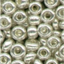 TRANSPARENT W/ SILVER GLASS BEADS - 2.5MM