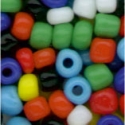 COLOURFUL GLASS BEADS - 2.5MM