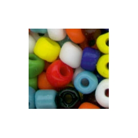COLOURFUL GLASS BEADS - 5MM