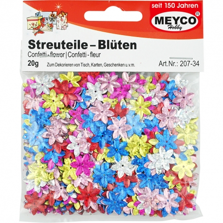 CONFETTI - TRANSPARENT SNOWFLAKES - 20G