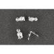 PINCH CATCHES 1.5MM - SILVER