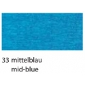 CREPE PAPER ROLL 250 X 50CM - MID BLUE 