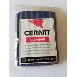 CERNIT POLYMER CLAY GLAMOUR 56G - NAVY BLUE