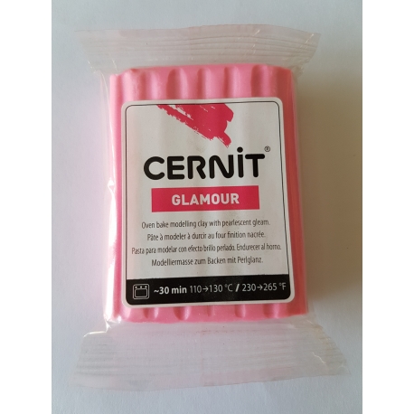 POLYMER CLAY GLAMOUR 56G - FUCHSIA 