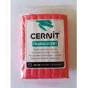 CERNIT POLYMER CLAY TRANSPARENT 56G - RUBY RED