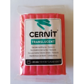POLYMER CLAY TRANSPARENT 56G - RUBY RED
