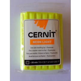 POLYMER CLAY NEON LIGHT 56G - YELLOW