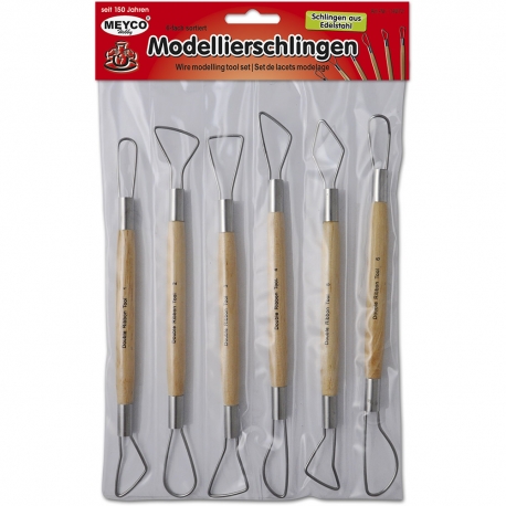 WOODEN CLAY TOOL SET