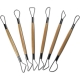 WOODEN CLAY TOOL SET