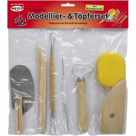 WOODEN CLAY TOOL SET