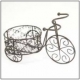 DECORATIVE TRICYCLE - BROWN 