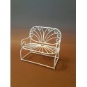 DECORATIVE BENCH - WHITE  