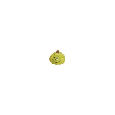 SMALL DECORATION PUMPKIN  5 X 5CM - LIME