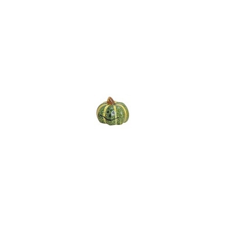 SMALL DECORATION PUMPKIN  5 X 5CM - GREEN